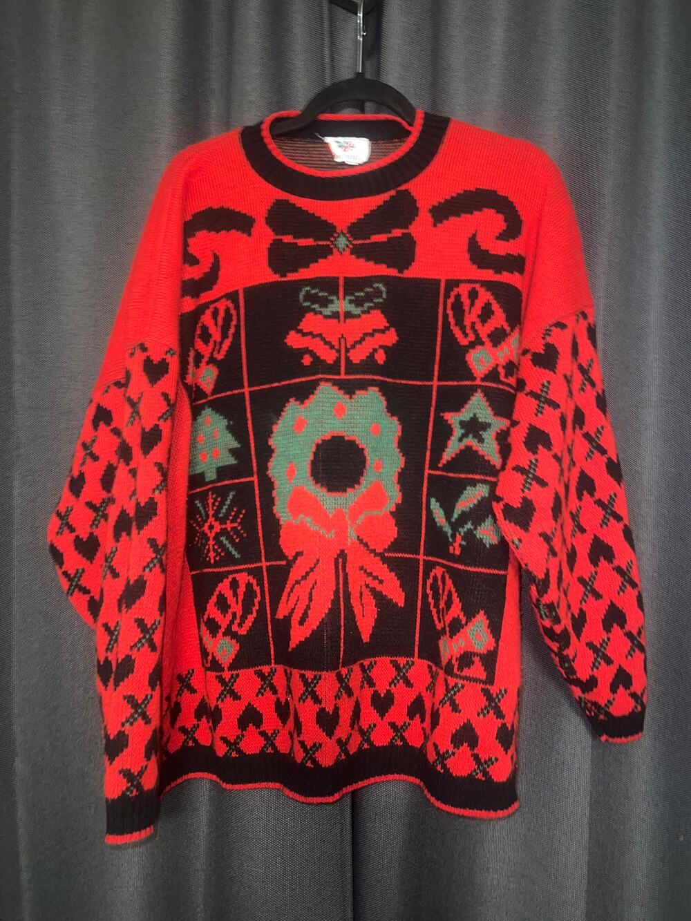 Ugly Christmas Sweater Xmas Size XL Vintage